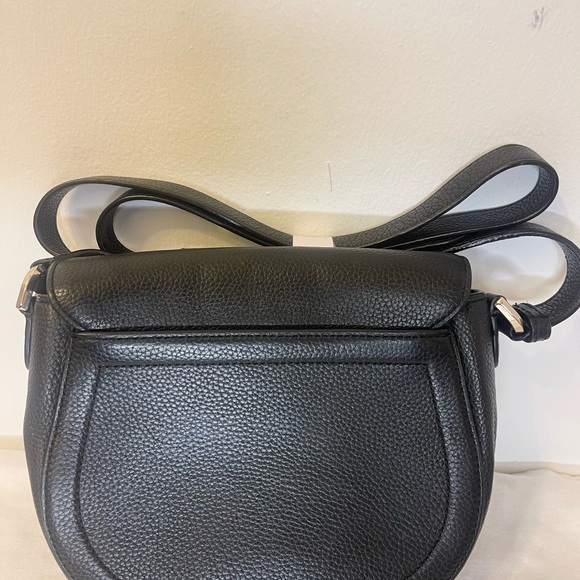 kate spade new york Knott Pebbled Leather Crossbody Saddle Bag - Picture 6 of 15